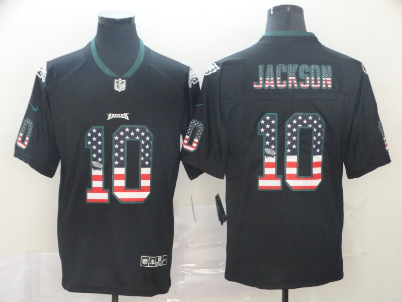 Men's Philadelphia Eagles Desean Jackson #10 Black Jersey